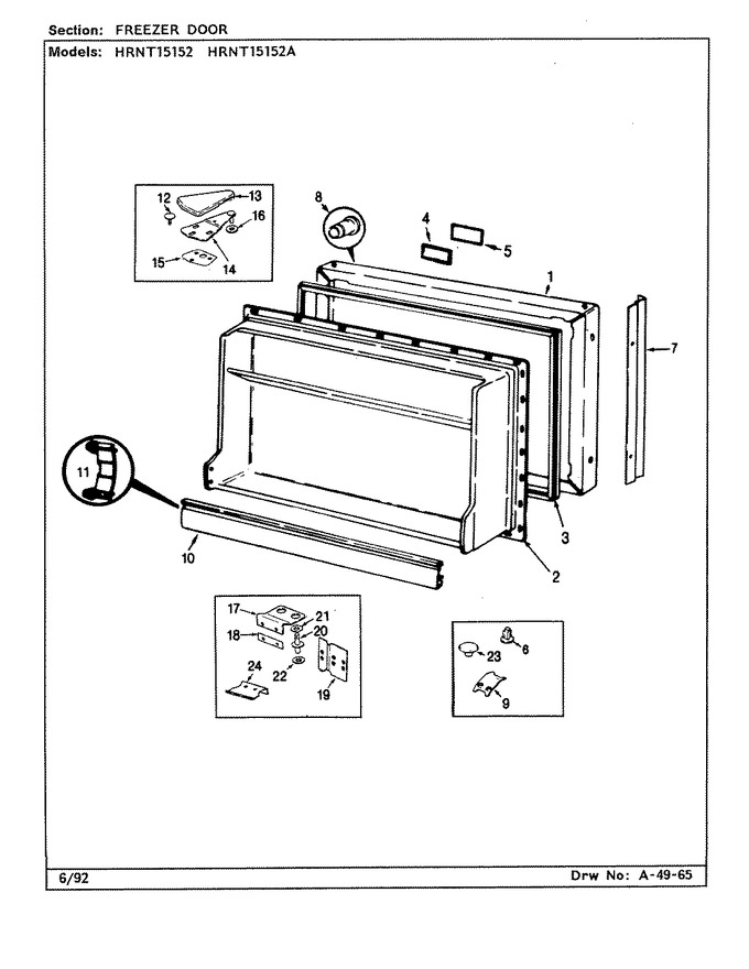 Diagram for HRNT15152A (BOM: CF11A)