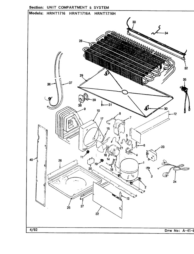 Diagram for HRNT1716A (BOM: BF33A)