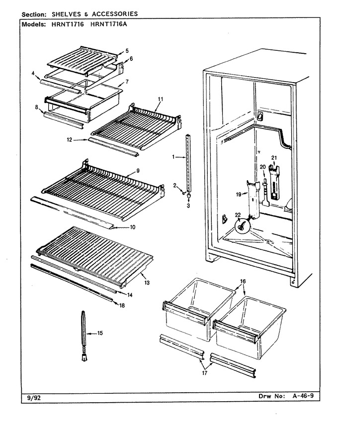 Diagram for HRNT1716 (BOM: BF28D)