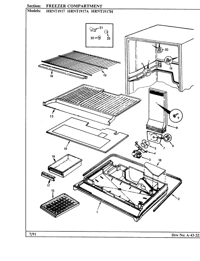 Diagram for HRNT1917H (BOM: BF64A)