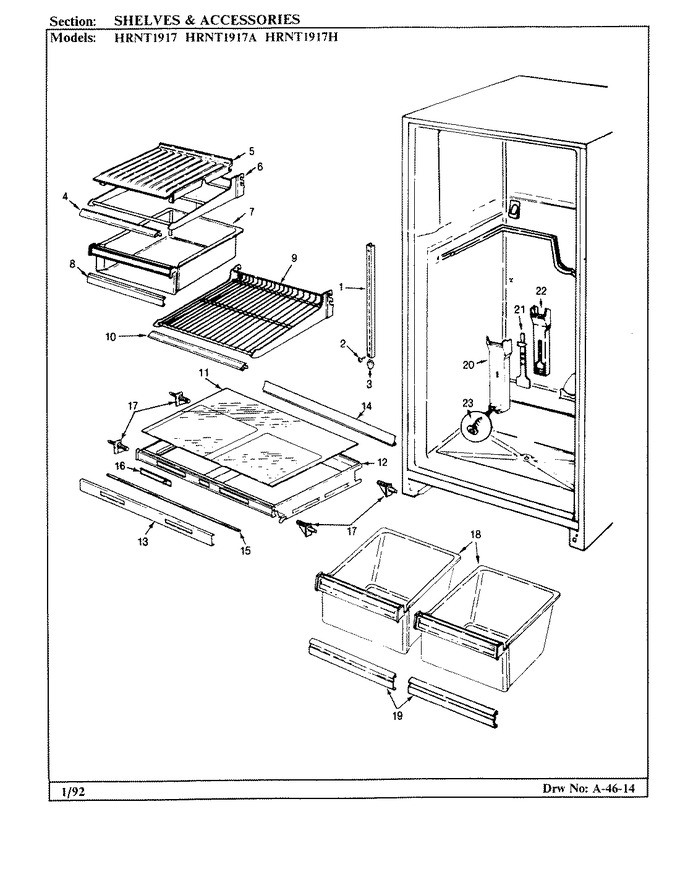 Diagram for HRNT1917A (BOM: BF55C)