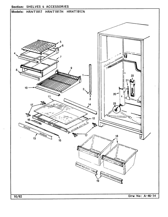 Diagram for HRNT1917 (BOM: CL51A)
