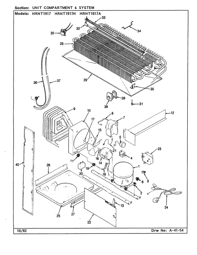 Diagram for HRNT1917 (BOM: CL51A)