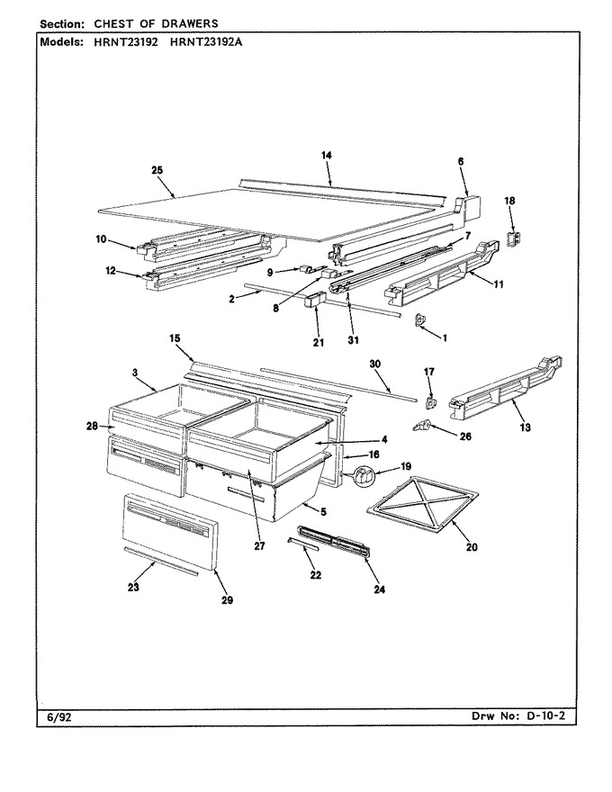 Diagram for HRNT23192A (BOM: CF96A)