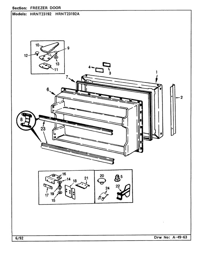 Diagram for HRNT23192A (BOM: CF96A)