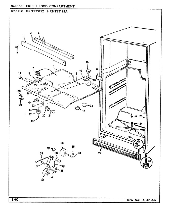 Diagram for HRNT23192A (BOM: CF96A)