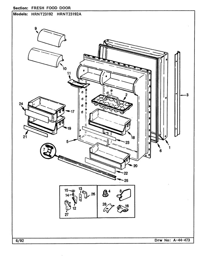 Diagram for HRNT23192A (BOM: CF96A)