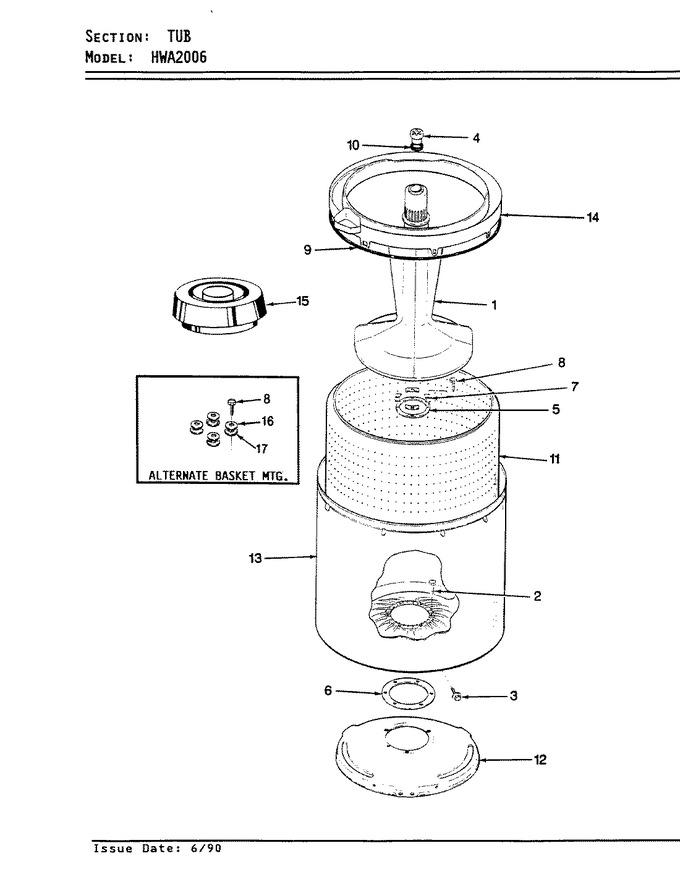 Diagram for HWA2006W