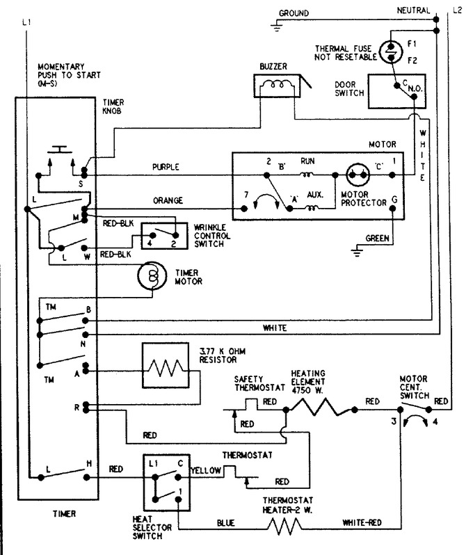 Diagram for NYE3200AYW