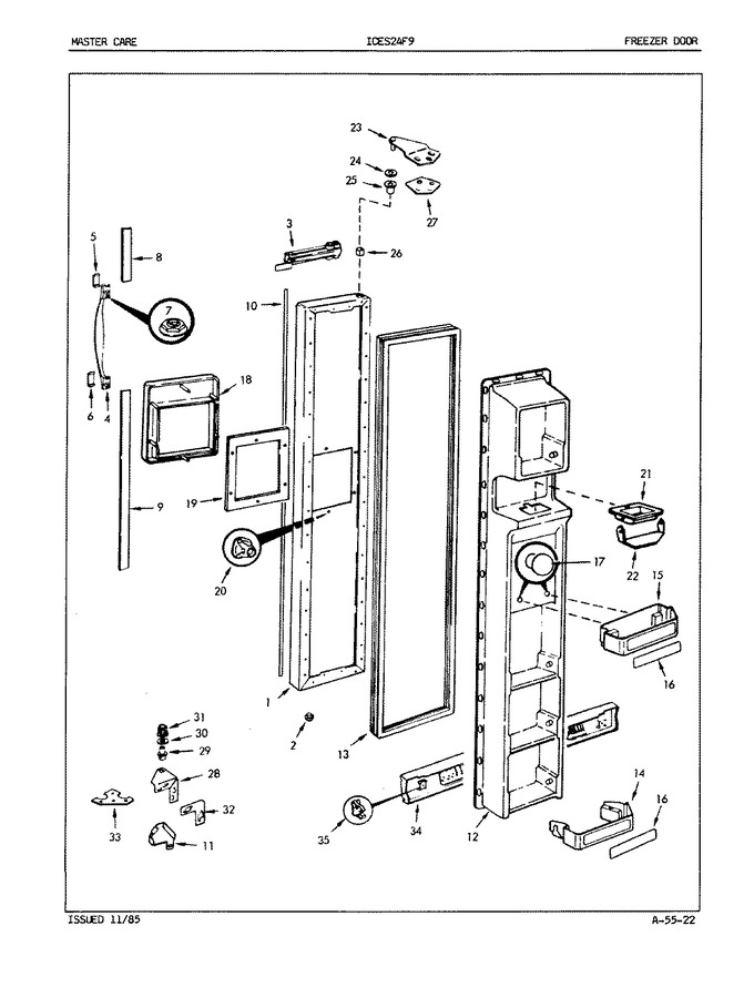 Diagram for ICES24F9A (BOM: 5L50A)