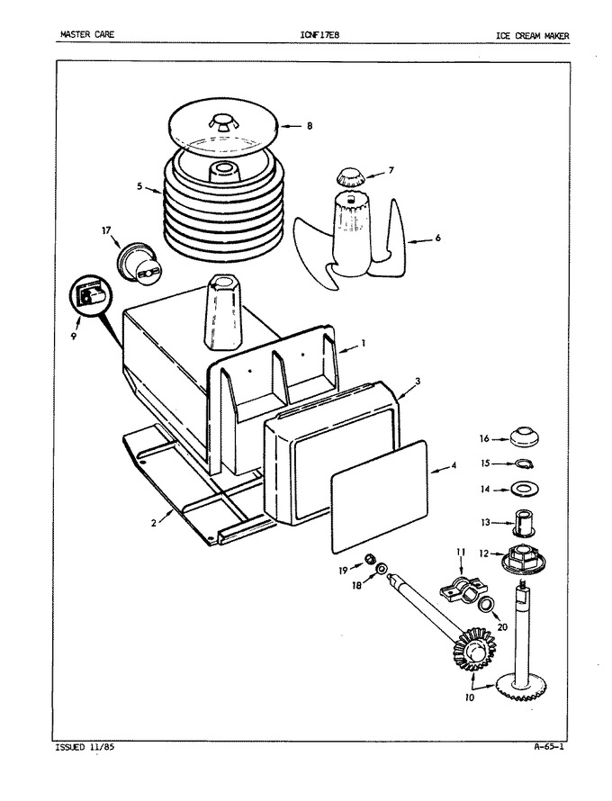Diagram for ICNF17E8 (BOM: EY41B)
