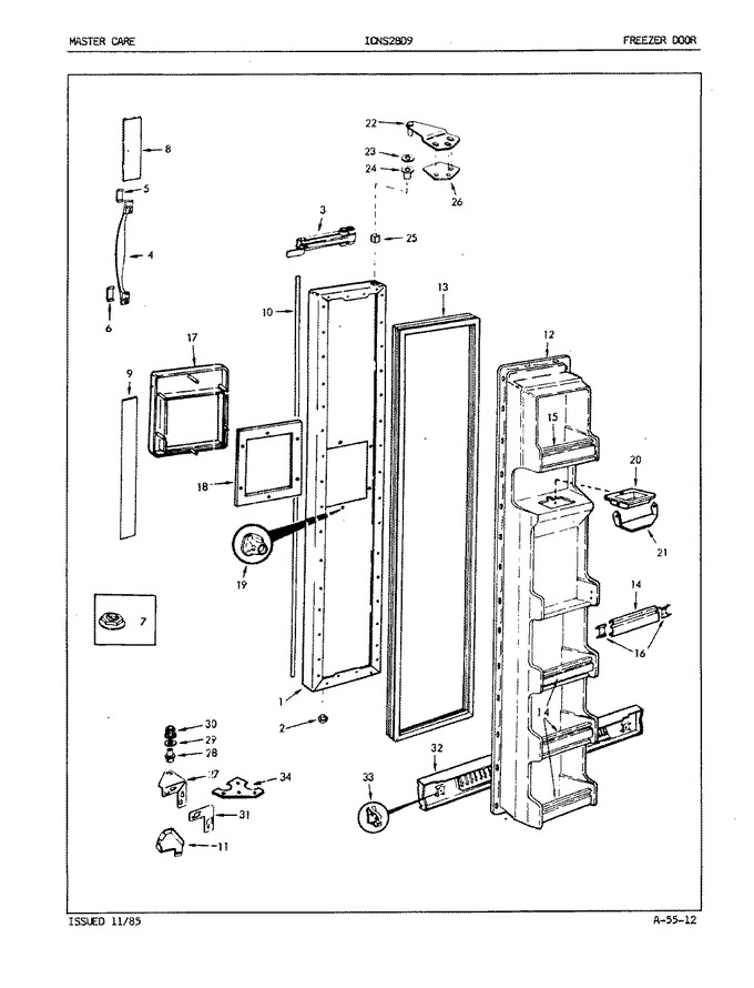 Diagram for ICNS28D9A (BOM: 5L52A)