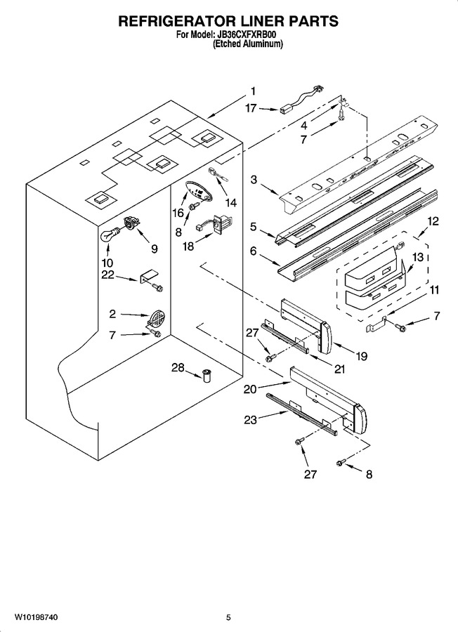 Diagram for JB36CXFXRB00