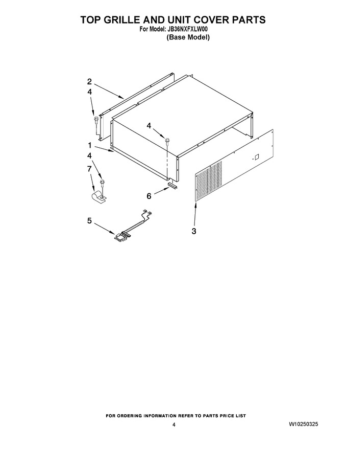 Diagram for JB36NXFXLW00
