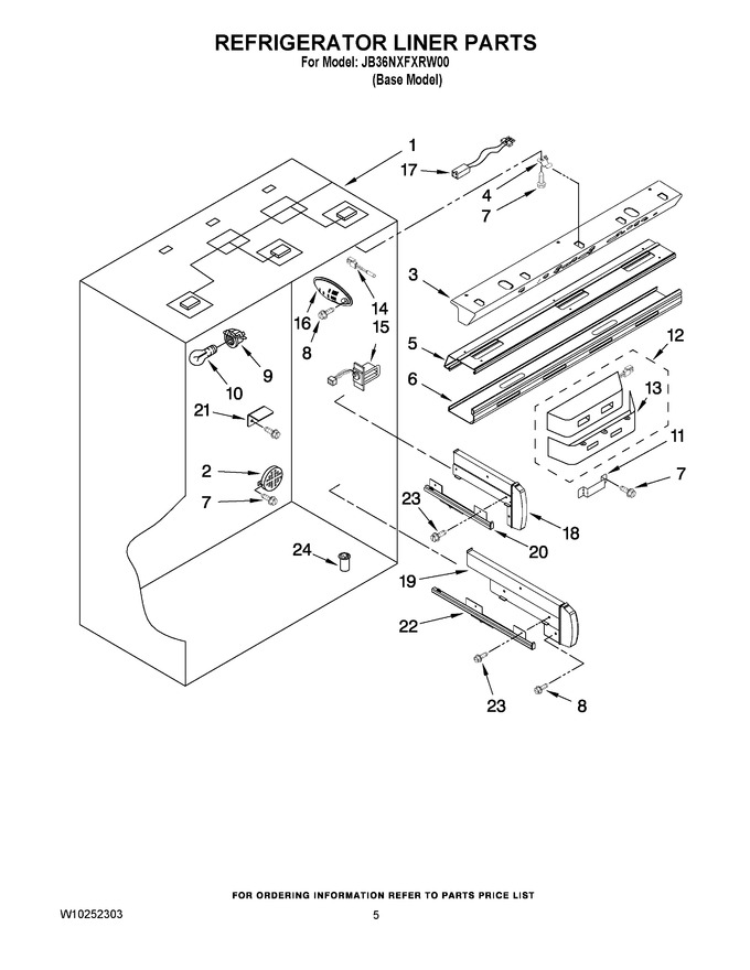 Diagram for JB36NXFXRW00