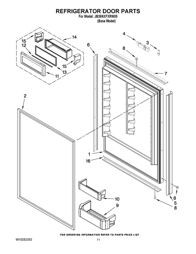 Diagram for JB36NXFXRW00