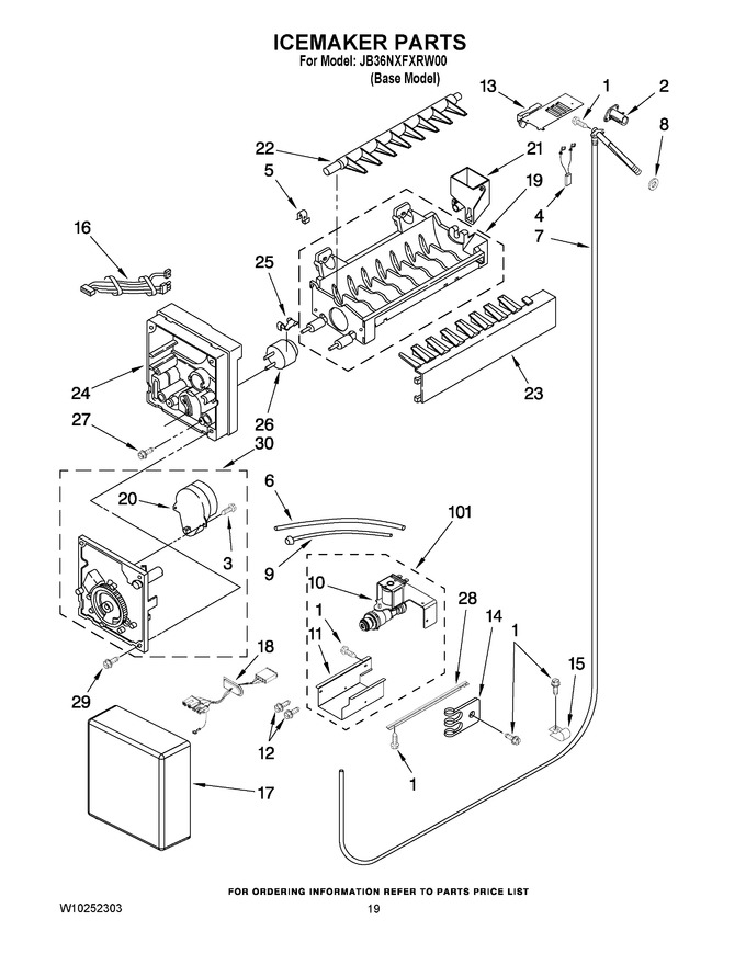 Diagram for JB36NXFXRW00