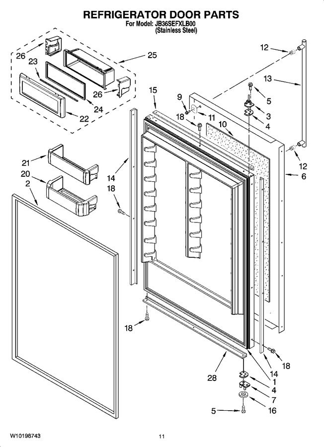 Diagram for JB36SEFXLB00