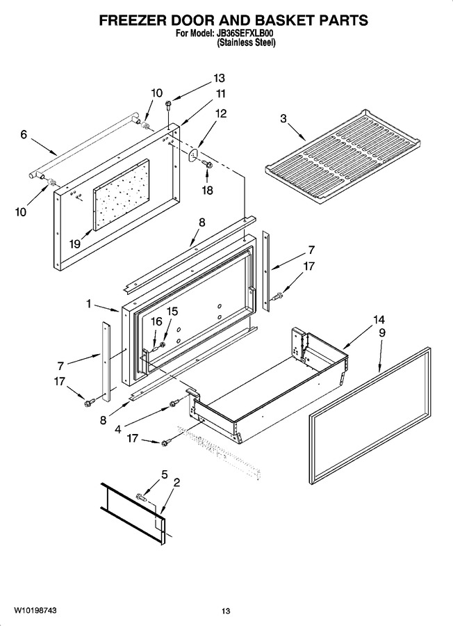 Diagram for JB36SEFXLB00