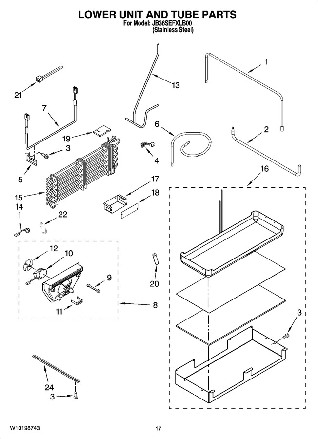 Diagram for JB36SEFXLB00