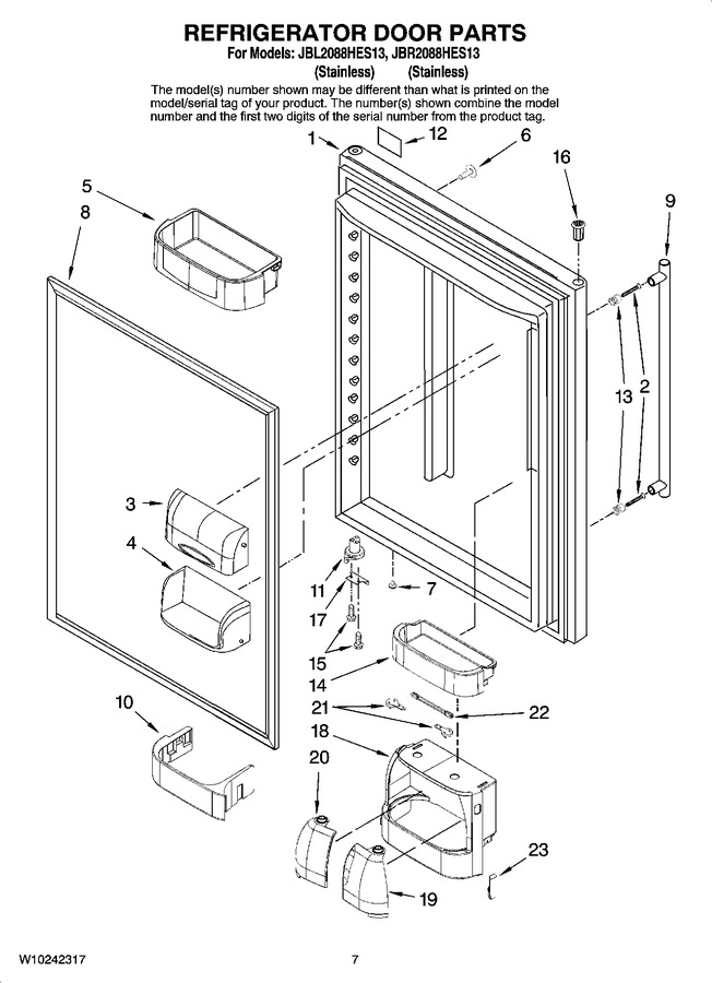 Diagram for JBR2088HES13