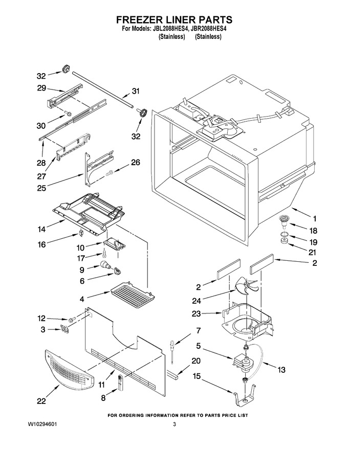 Diagram for JBL2088HES4