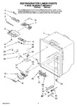 Diagram for 03 - Refrigerator Liner Parts