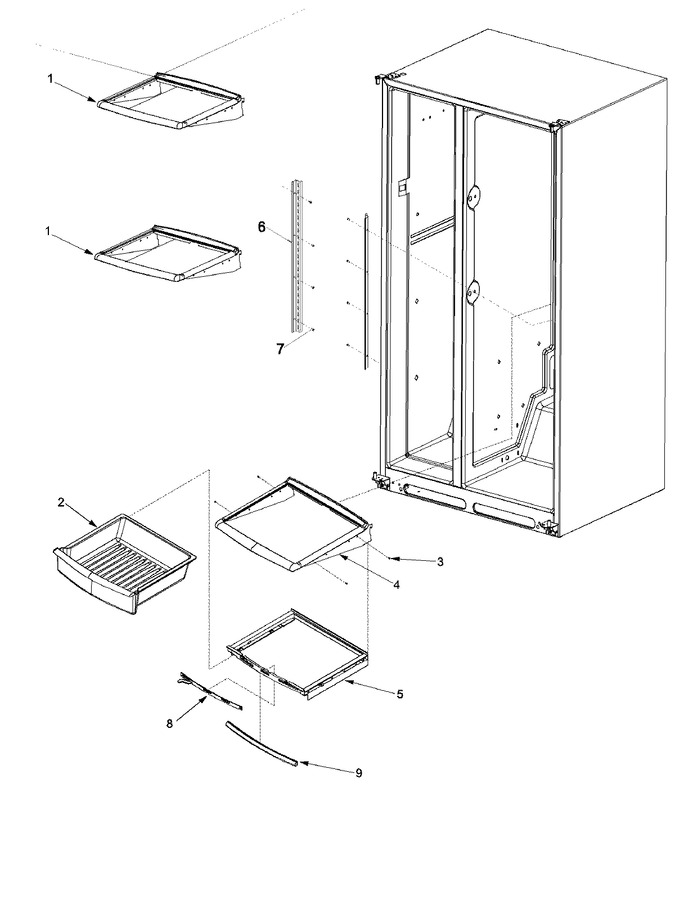 Diagram for XRSS264BW (BOM: PXRSS264BW1)