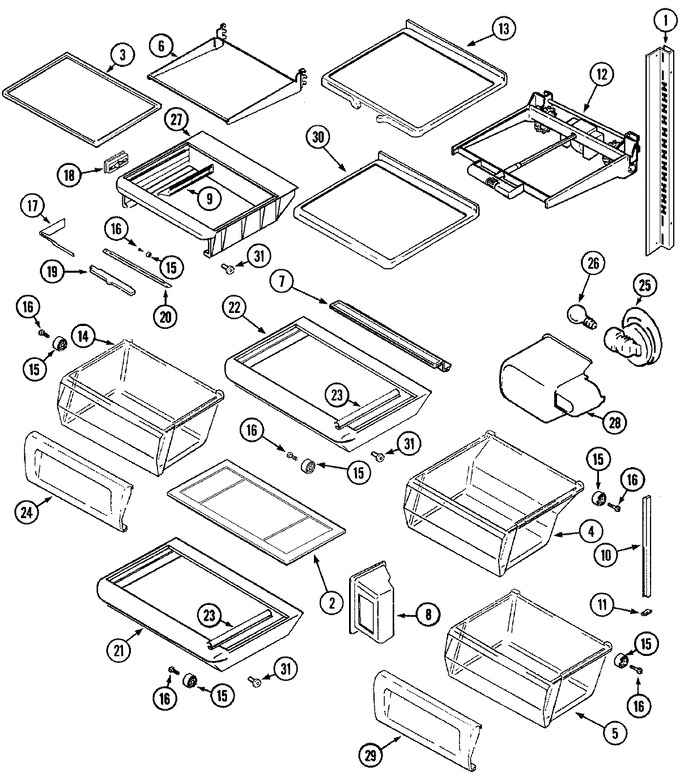 Diagram for JCB2388GRB