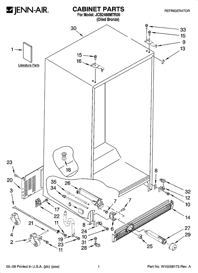 Diagram for JCB2488MTR00