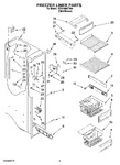 Diagram for 04 - Freezer Liner Parts