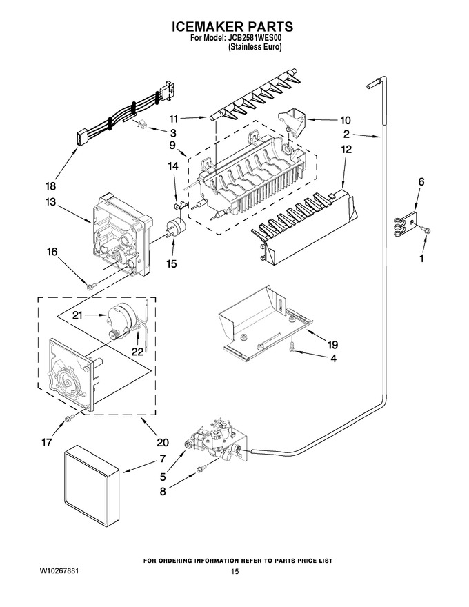 Diagram for JCB2581WES00