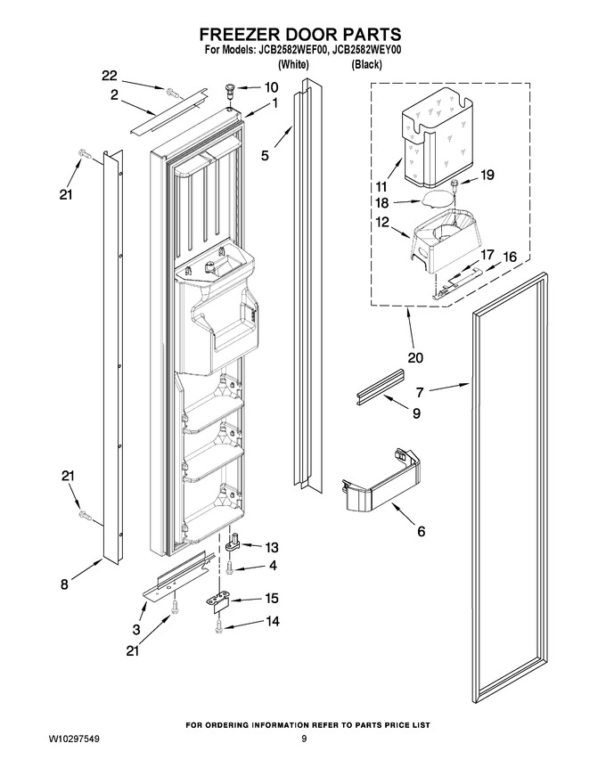 Diagram for JCB2582WEY00