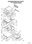 Diagram for 03 - Refrigerator Shelf Parts