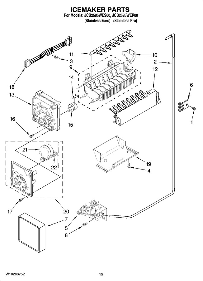 Diagram for JCB2585WES00