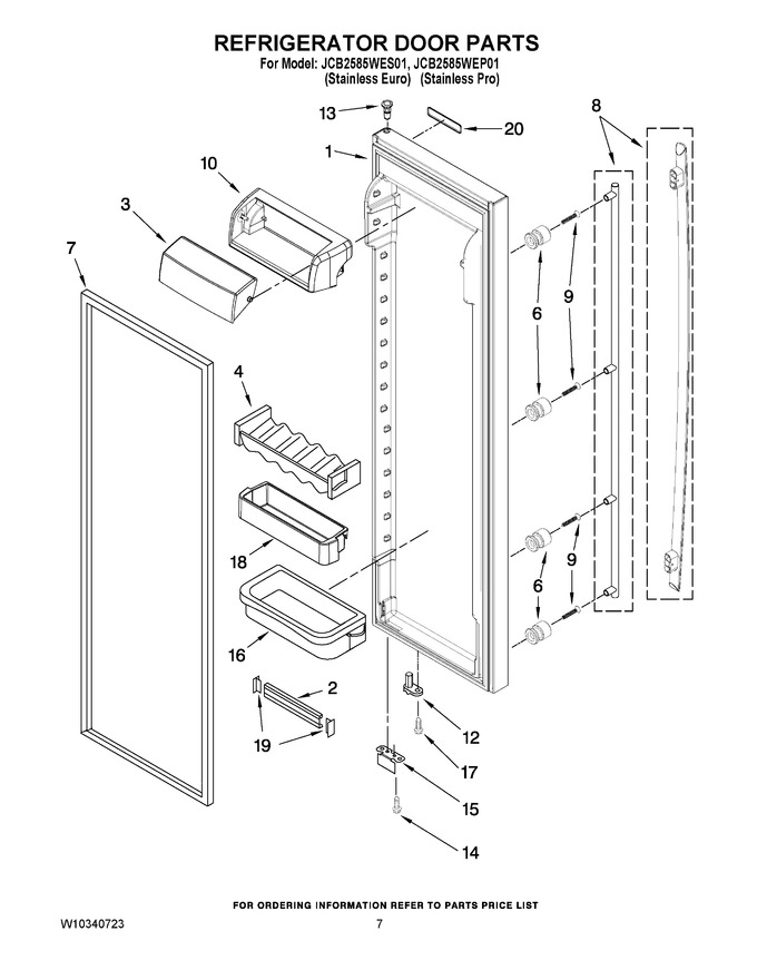 Diagram for JCB2585WES01
