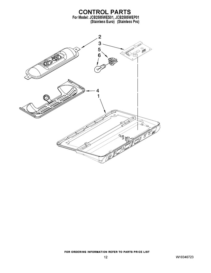 Diagram for JCB2585WES01
