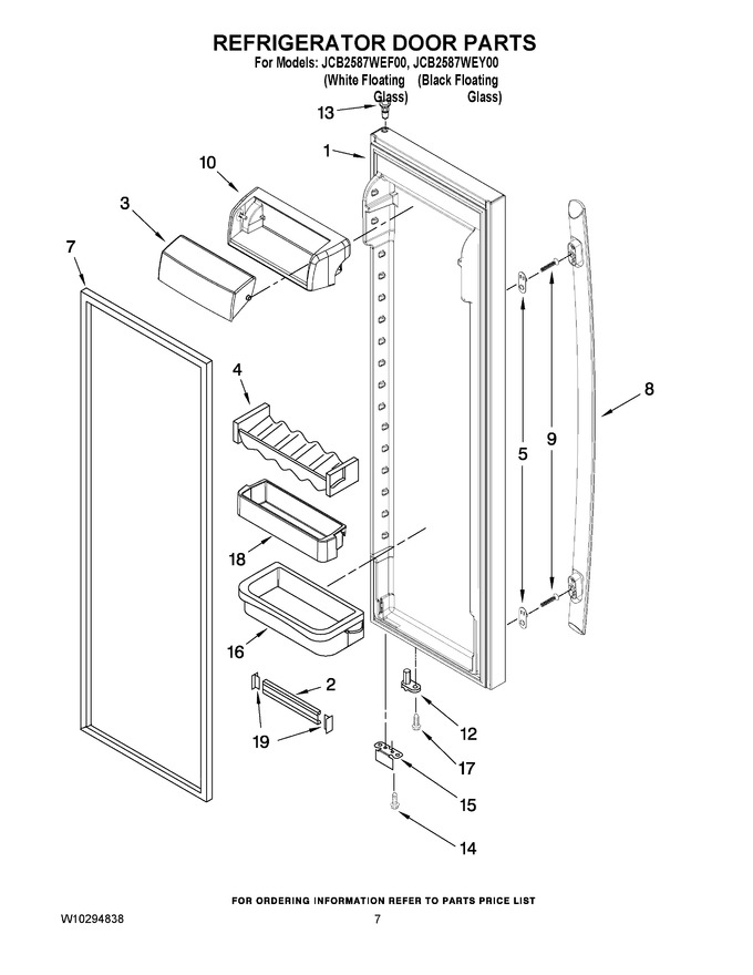 Diagram for JCB2587WEY00