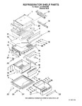 Diagram for 03 - Refrigerator Shelf Parts