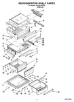 Diagram for 03 - Refrigerator Shelf Parts