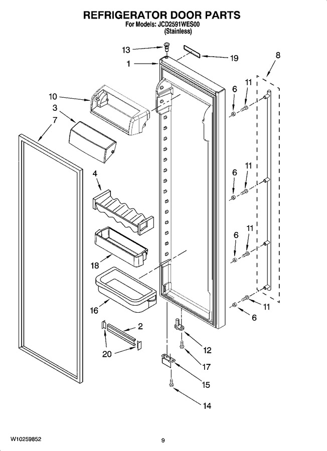 Diagram for JCD2591WES00