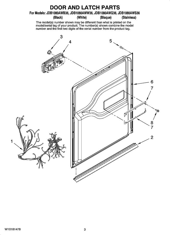 Diagram for JDB1080AWW36