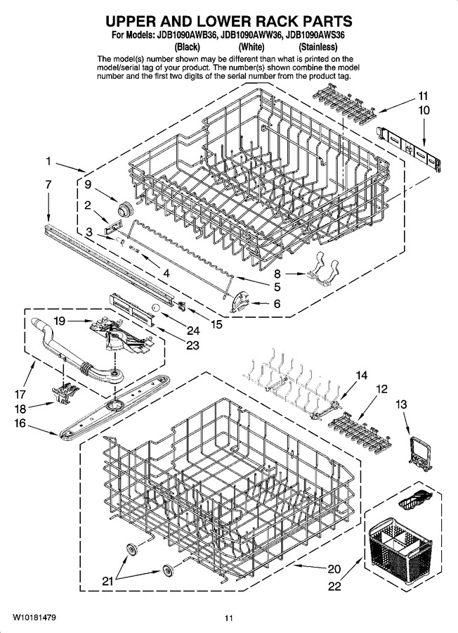 Diagram for JDB1090AWB36