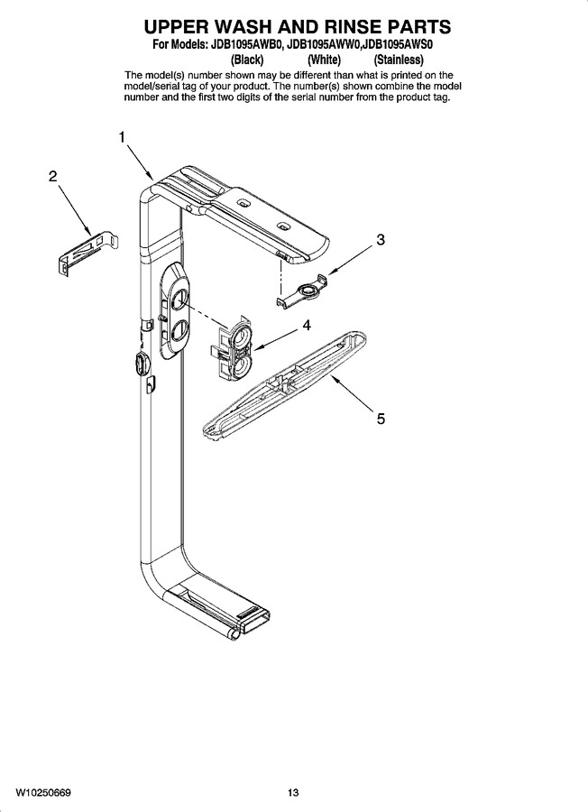 Diagram for JDB1095AWB0