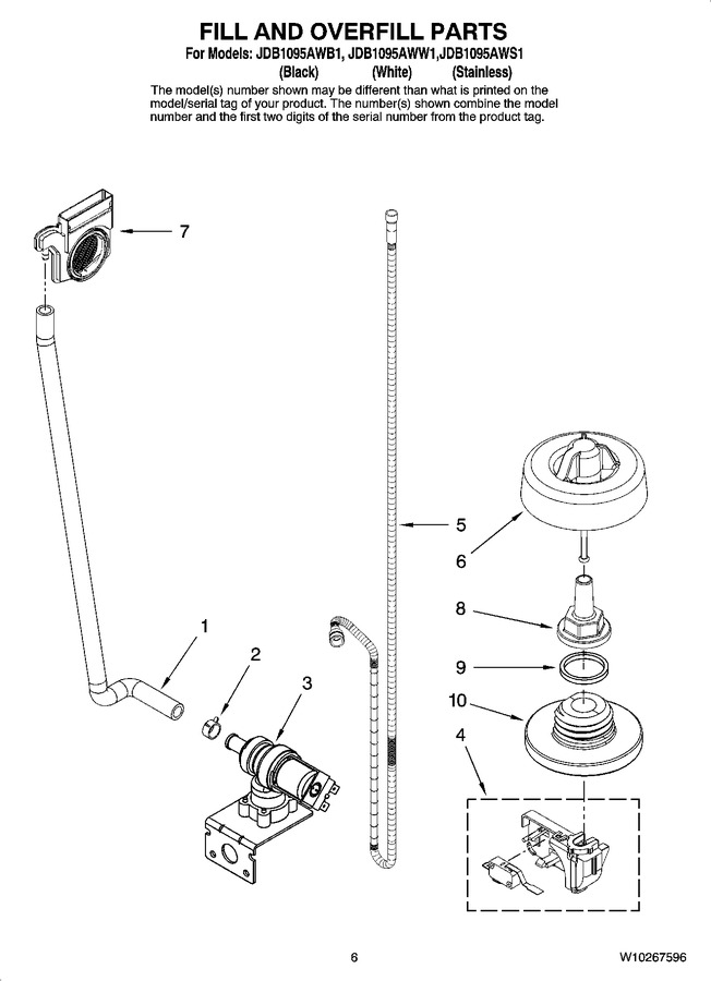 Diagram for JDB1095AWS1