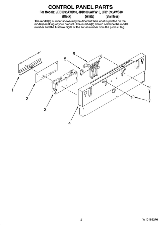 Diagram for JDB1095AWS10