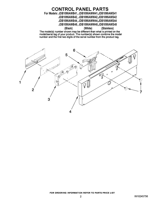 Diagram for JDB1095AWS42