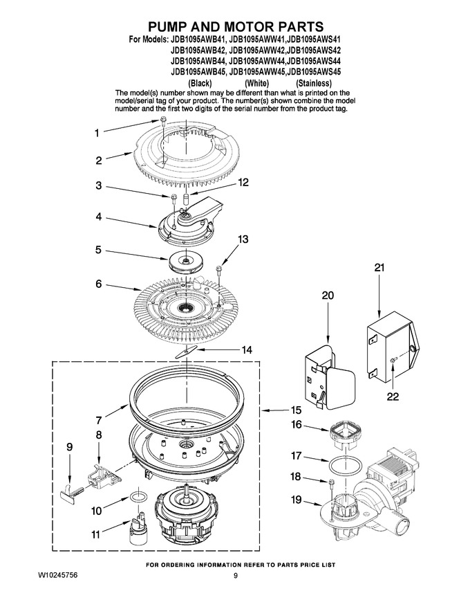 Diagram for JDB1095AWS44