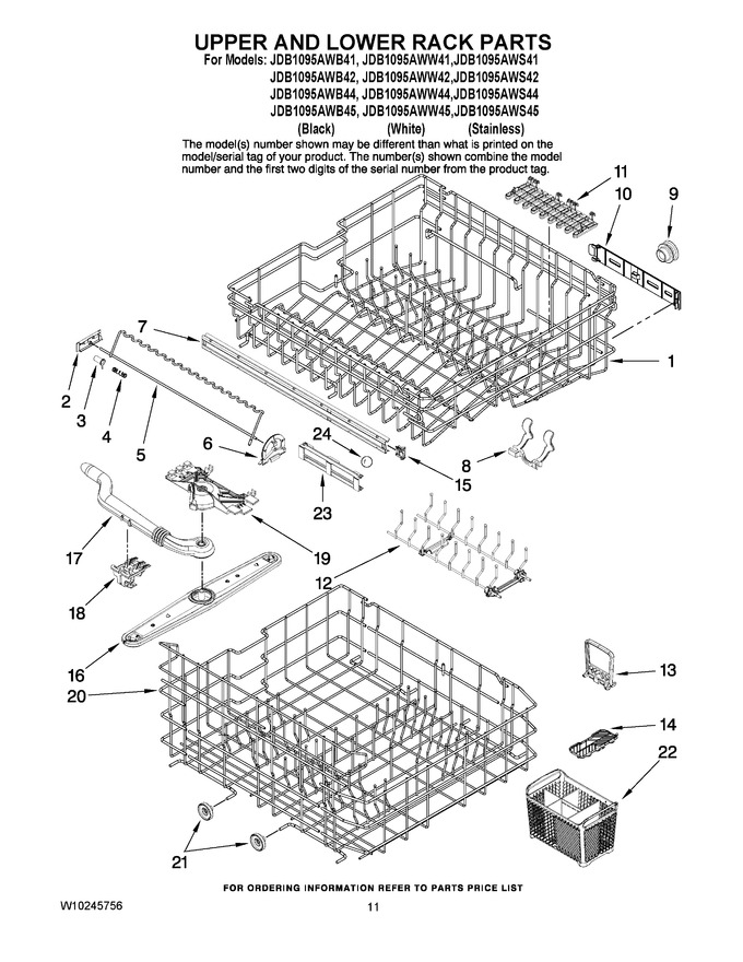 Diagram for JDB1095AWS44