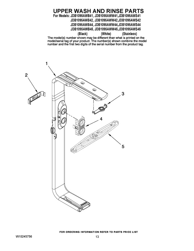 Diagram for JDB1095AWS44